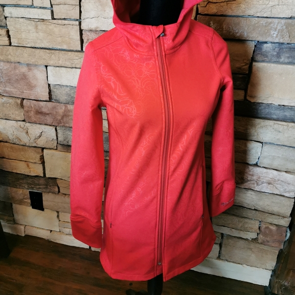 CLOUDVEIL Soft shell Zip up knee length coat XS - Picture 4 of 6